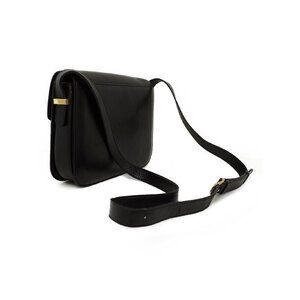 Celine shoulder black Carriage bag Horse leather